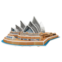 Kit Bangunan dan Model Arsitektur DIY Gedung Opera Rumah Australia Tengara Terkenal