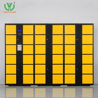 Casier de stockage intelligent Yinlong Casiers numériques mentaux à l'extérieur à l'aide d'un casier intelligent étanche avec système intelligent