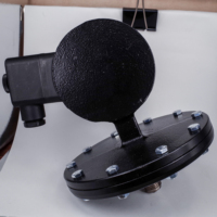 For Diaphragm Pressure Gauge Grey Cast Iron Case EN837-3 Design Models 422.12/423.12 Accuracy Class 1.6/2.5 0-400mbar 3x40 Bar