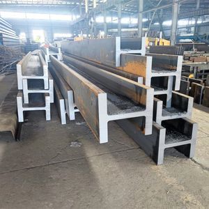 Poutre structurelle durable en acier H, colonne en acier Q355 S355JR A572Gr50 SM490A, acier allié laminé à chaud pour la construction de ponts - Product Image 3