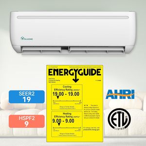 YITAHOME Sureaity 18000 BTU Mini Split Air Conditioner Heat <b>Pump</b> System 19 SEER2 208-230 Air Conditioner Ac Air Conditioner Spli - Product Image 3