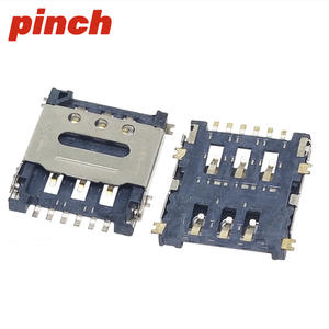 Ranura para tarjeta SIM de plástico tipo flip, de 6 y 8 pines, repuesto para accesorios de teléfonos móviles - Product Image 2