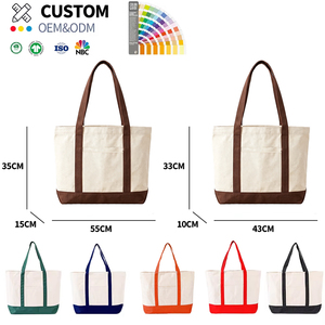 <span class=keywords><strong>Sac</strong></span> fourre-tout en toile de coton personnalisé, de haute qualité, écologique, imperméable et élégant, avec logo imprimé - Product Image 1
