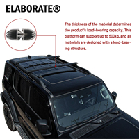 Barres transversales de toit de voiture, rails de toit pour automobile, en alliage d'aluminium, protection contre la rouille et la corrosion, solides et durables, coupe-vent et imperméables