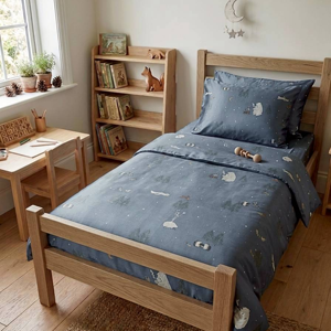 TENCEL de 200x220cm ™   Funda de Edredón Nórdica con Estampado de Animales del Bosque, Ropa de Cama Suave de Lyocell para Dormitorio Infantil - Product Image 2