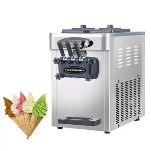 Hoàn toàn tự động thương mại mềm cán Ice Cream Maker Máy