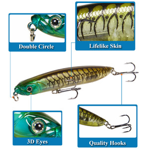 Leurre de pêche en ABS pour lancer longue distance, avec perles en acier tungstène, pour la pêche à la carpe, au marlin, en eau douce et en mer, matériel de pêche - Product Image 4