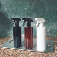 Bouteille pulvérisateur à gâchette en PET noir réutilisable de 10 oz (300 ml, 500 ml) pour nettoyage automobile, parfum et emballage en plastique – Vente en gros