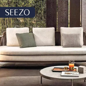 Juego de Sofás de Jardín Modernos y Duraderos de Lujo para Patio, Resistentes al Agua, con Estructura de Aluminio y Ratán Sintético, 2026 - Product Image 3