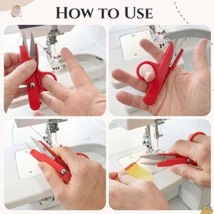 Factory <b>Direct</b> Wholesale <b>Beading</b> Thread Cutter Fishing Line Mini Yarn Scissor Thread Snips Scissors for Yarn - Product Image 4