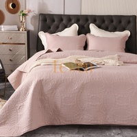 Ensemble de literie léger en microfibre solide pour chambre à coucher, toutes saisons