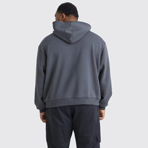 Sudaderas con Capucha para Hombre, 100% Algodón, Peso Pesado, 500 Gsm, Antiarrugas, Estilo Cuadrado, Talla Grande, Personalizadas, con Estampado 3D en Relieve - Product Image 6