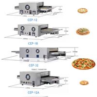 Four à Pizza Professionnel à Tunnel Électrique ou à Gaz, Type Convoyeur, Tapis Roulant, 12 18 32 Pouces, Idéal pour Restaurant, Offre Spéciale