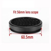 ECHAIN Killflash Honeycomb - Protection d'objectif en maille alvéolée 44MM/50MM/56MM - Cache-soleil pour viseur optique