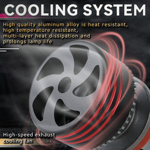 Fari LED LELANPU ATV da 7 Pollici, Adattivi con App, IP68, 65W, 10000LM, 6000K, H4, M8 Pro per BMW F10, Jeep Wrangler - Product Image 5