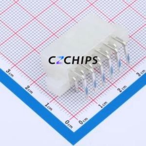 DLL-5569F-12AW Wire-to-Board Pin Header Bent Lead Through Hole,P=4.2mm Connector 2x6P 4.2mm Right Angle Insert 12P - Product Image 2