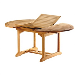 Modern <b>Round</b> Dining <b>Table</b> for 6 Seater Waterproof Outdoor <b>Garden</b> Furniture - Product Image 2