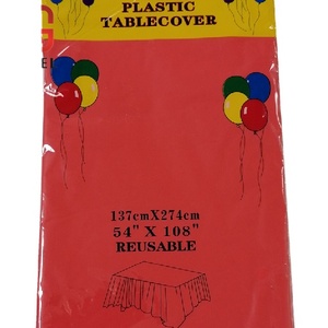 Nappe <span class=keywords><strong>jetable</strong></span> en <span class=keywords><strong>plastique</strong></span> imperméable et anti-taches en PE pour fêtes, mariages, pique-niques, anniversaires - Product Image 3