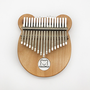 Điện Kalimba Phiên MINI Gấu 17 Phím EQ Kalimba Phiên Ngón Đàn Piano Gỗ Sồi Trống Bộ - Product Image 6