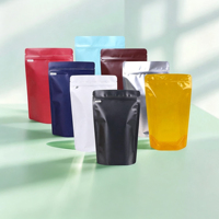 Sachet Doypack 250g en Papier Kraft et Feuille d'Aluminium avec Fermeture Zip, Qualité Alimentaire, pour Emballage de Grains de Café et Feuilles de Thé, Impression Personnalisée