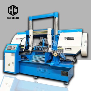 उच्च परिशुद्धता धातु काटने Hacks4250 cnc क्षैतिज बैंड sawing मशीन - Product Image 1