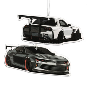 Deodorante per Auto Tesla Ecologico, Cartoncini Profumati da Appendere, Carta Profumata, <span class=keywords><strong>Omaggi</strong></span> Promozionali con Logo Personalizzato Gratuito - Product Image 1