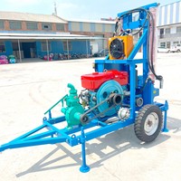 Foreuse de puits d'eau 200m, longue durée de vie, machine de forage d'eau, forage de puits profonds, livraison rapide directe usine