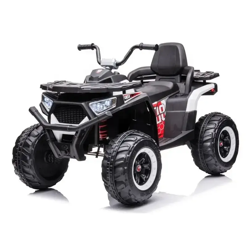 New arrival 12V kids battery powered mini ride-on atv bike car for kids to ride Electric Music Large Beach Car Two Seat Toy Kid