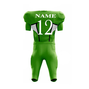 Uniforme de Fútbol Americano Personalizado de Fábrica, Precio Bajo, MOQ Bajo, Unisex, Corto, Transpirable, Ecológico, Personalizado para Equipos - Product Image 3