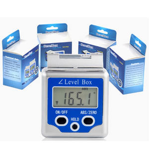 Endüstriyel sınıf alüminyum dijital eğimölçer manyetik kabarcıklar ile BB-180 Mini LCD elektronik açı ölçer dahil - Product Image 1