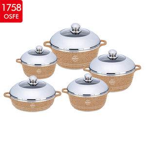 Cuire Antiadhésif Résistant Aux Frottements Dessini Cuisine Fond À Motifs Casserole Ensemble - Product Image 2