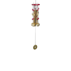 Carillons éoliens en bois poli en gros, impression UV, multi-tubes, pour la maison, le patio, le balcon, la décoration de jardin, artisanat, cadeaux de fêtes - Product Image 1