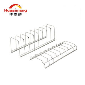ชั้นวางจานสแตนเลส Huasimeng สำหรับจานและชาม ตู้เก็บของในครัวอเนกประสงค์ ความลึก 8-11.9 นิ้ว - Product Image 3