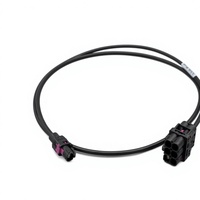 H-MTD RG174 Kabel Koaksial Seri Devica E6Z010-001 untuk Otomotif Tahan Air Bersertifikasi RoHS Kabel Terpilin Berpelindung 0.28mm