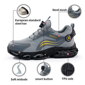 <span class=keywords><strong>Scarpe</strong></span> Antinfortunistiche GUYISA Personalizzabili con Fibbia Intelligente, Stile Sportivo a Taglio Basso S3 con Punta in Acciaio per Uomo - Product Image 3