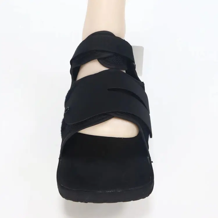 נעל הליכה סגורה בוהן טיפול בריאות טיפול בכף הרגל לאחר התאוששות בוהן השתמש בנעל ריפוי מרובעת עם בוהן