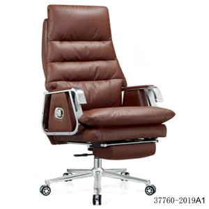 Silla de Diseño Moderno en Cuero PU/Cuero Vacuno 37760-2019A - Product Image 1