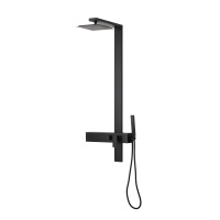Panneau de douche mitigeur LANO Best Bathroom en acier inoxydable 304 brossé