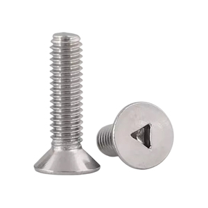 Tornillos Antirrobo y Antimanipulación de Acero Inoxidable 304 con Cabeza Plana Avellanada y Accionamiento Triangular M2 M3 M4 M5 - Product Image 1