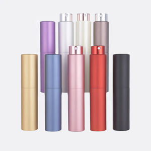 Wholesale Empty Aluminum Metal Perfume Atomizer 10ml Multiple Colors Refillable <b>Spray</b> Travel Bottle Perfume Bottle - Product Image 1