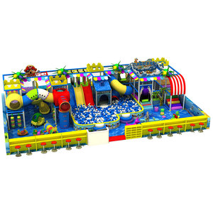 Marine Indoor Playground,triple <b>Slide</b> Ball <b>Pool</b>,roller <b>Slide</b> and Tube <b>Slide</b>,15*9m 135sqm 49*30 1453sqft - Product Image 1