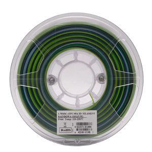 ESUN Vente en gros TPU 95A <span class=keywords><strong>Rainbow</strong></span> 3D Printer Filament 1.75mm 1kg Soft Flexible 3D Filament pour imprimante 3D FDM - Product Image 6