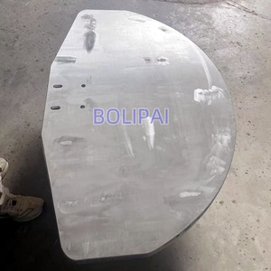 Tabellone <span class=keywords><strong>da</strong></span> Basket in Alluminio a Forma di Ventaglio <span class=keywords><strong>da</strong></span> 54 Pollici con Supporto a Collo d'Oca Standard - Product Image 4
