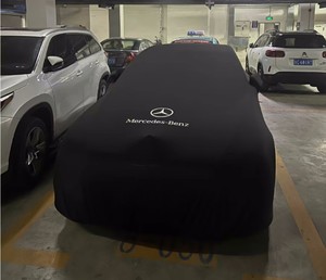Housse de voiture avec logo personnalisé, matériau souple hautement élastique, housse de voiture spéciale résistante aux intempéries pour Mercedesbenz SL 63 AMG <span class=keywords><strong>Sport</strong></span> Roadster - Product Image 5