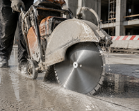 Lame de scie diamantée pour béton à dents segmentées renforcées, extrêmement tranchantes, 20 pouces