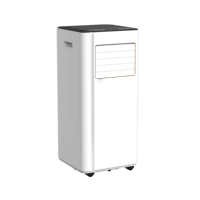 Climatisation portable AC/DC, refroidissement/chauffage, économe en énergie, pour la maison et l'hôtel, avec télécommande, élimination de l'humidité, pour les États-Unis et l'Australie