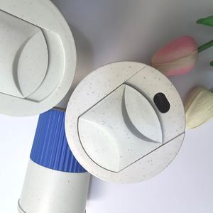 Mug à café en plastique de paille de blé avec couvercle à vis, léger, isolé thermiquement, pour la maison, tasses à thé et à lait, sans fuite - Product Image 5