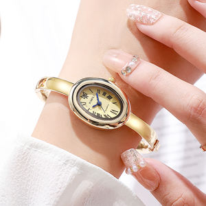 Orologio Analogico al Quarzo <span class=keywords><strong>Vintage</strong></span> di Lusso per Donne, Design Classico Personalizzato, Orologio da Polso da Donna - Product Image 4
