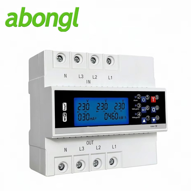 New Abongl JMRD-PS5X 10kVA Three Phase Relay Voltage Stabilizer 125A/150A 220V LED Display Overvoltage Protection AC PC Material