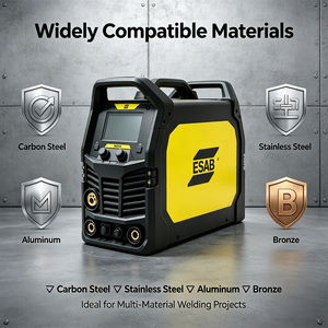 เครื่องเชื่อมมัลติฟังก์ชั่น ESAB EMP 208iP 4-in-1 รุ่นใหม่สำหรับมืออาชีพ เชื่อมเหล็กกล้าไร้สนิม อลูมิเนียม คาร์บอน 11.72kVA IP23S Opti-Start QuickSet - Product Image 3